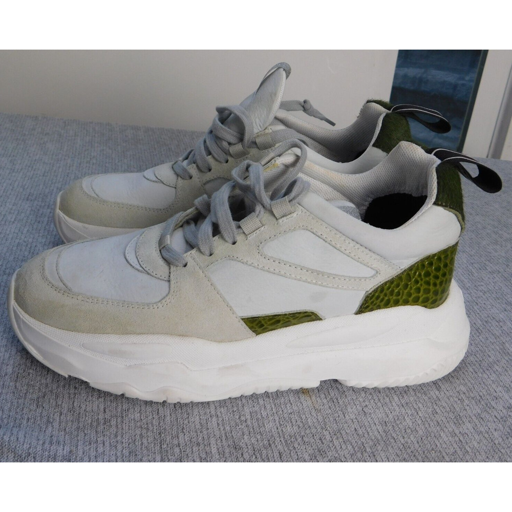 P448 Women's US 6 EU 37 Crocodile Print You Can Surf Later Athletic Sneakers